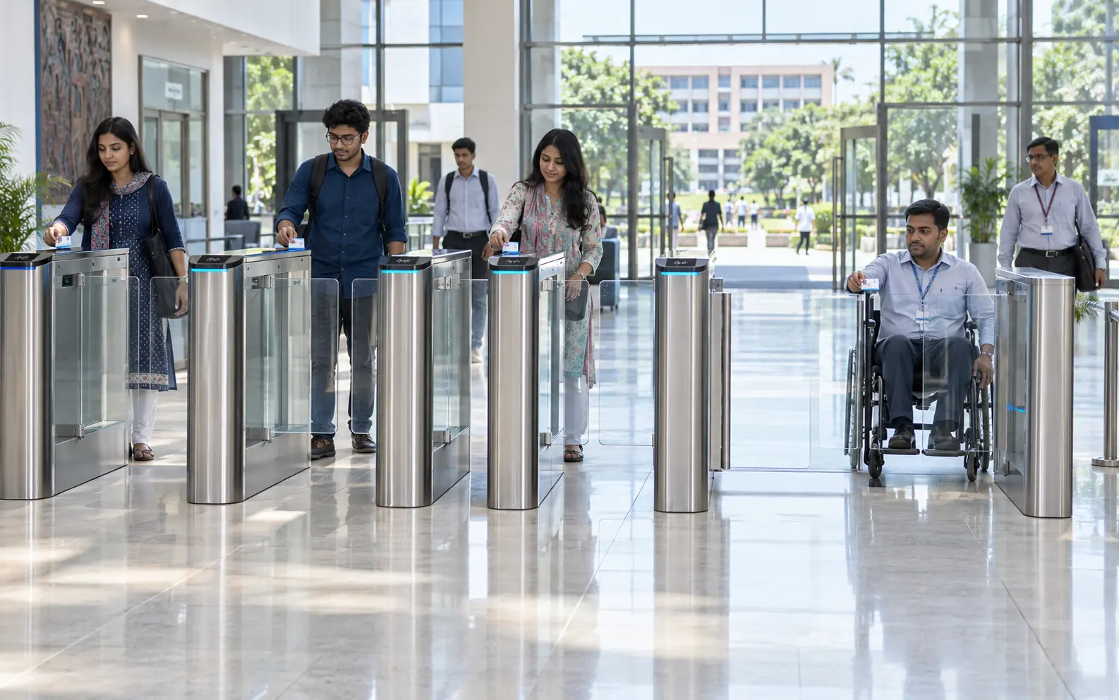 Campuses & Public Institutions turnstile gate access control in Bangladesh